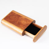 Hawthorne Burl Myrtle Slide Box