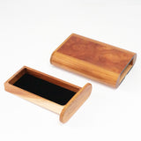 Hawthorne Burl Myrtle Slide Box