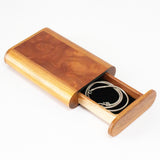 Hawthorne Burl Myrtle Slide Box