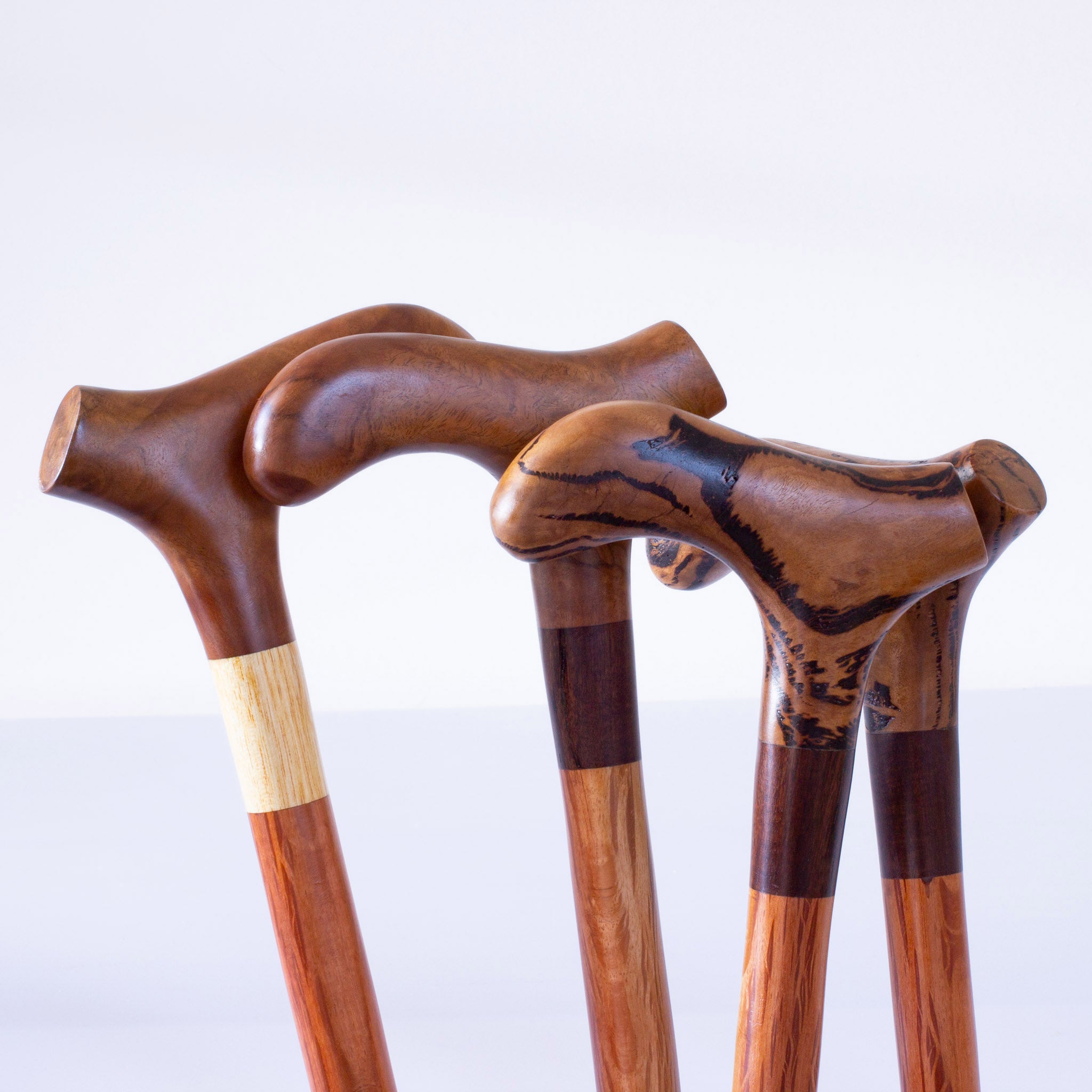 Hand-carved T-bar Handle Walking Stick – Australian Woodwork