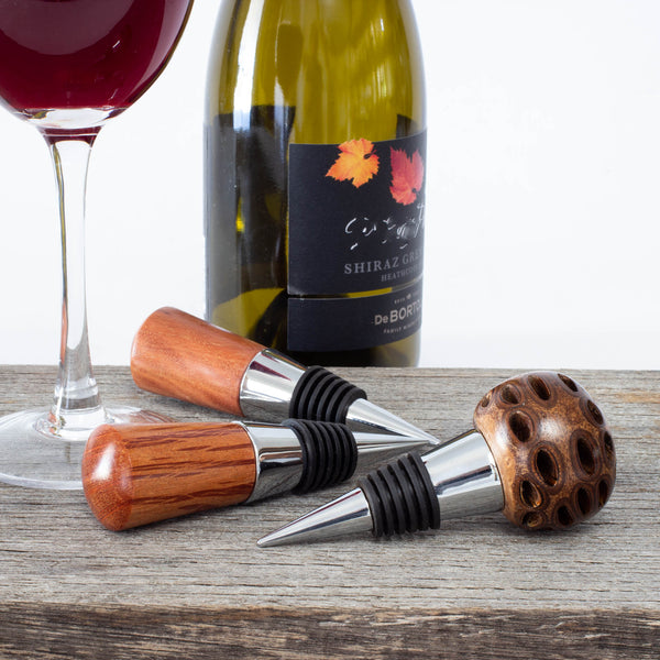 Buy Handmade Classic Wine Bottle Stoppers Online – Australian Woodwork