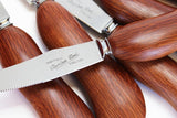 Woodgrain close up image of Set of 6 Sheoak Steak Knives