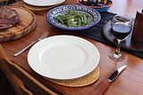 Image of a place setting with a Sheoak Steak Knife