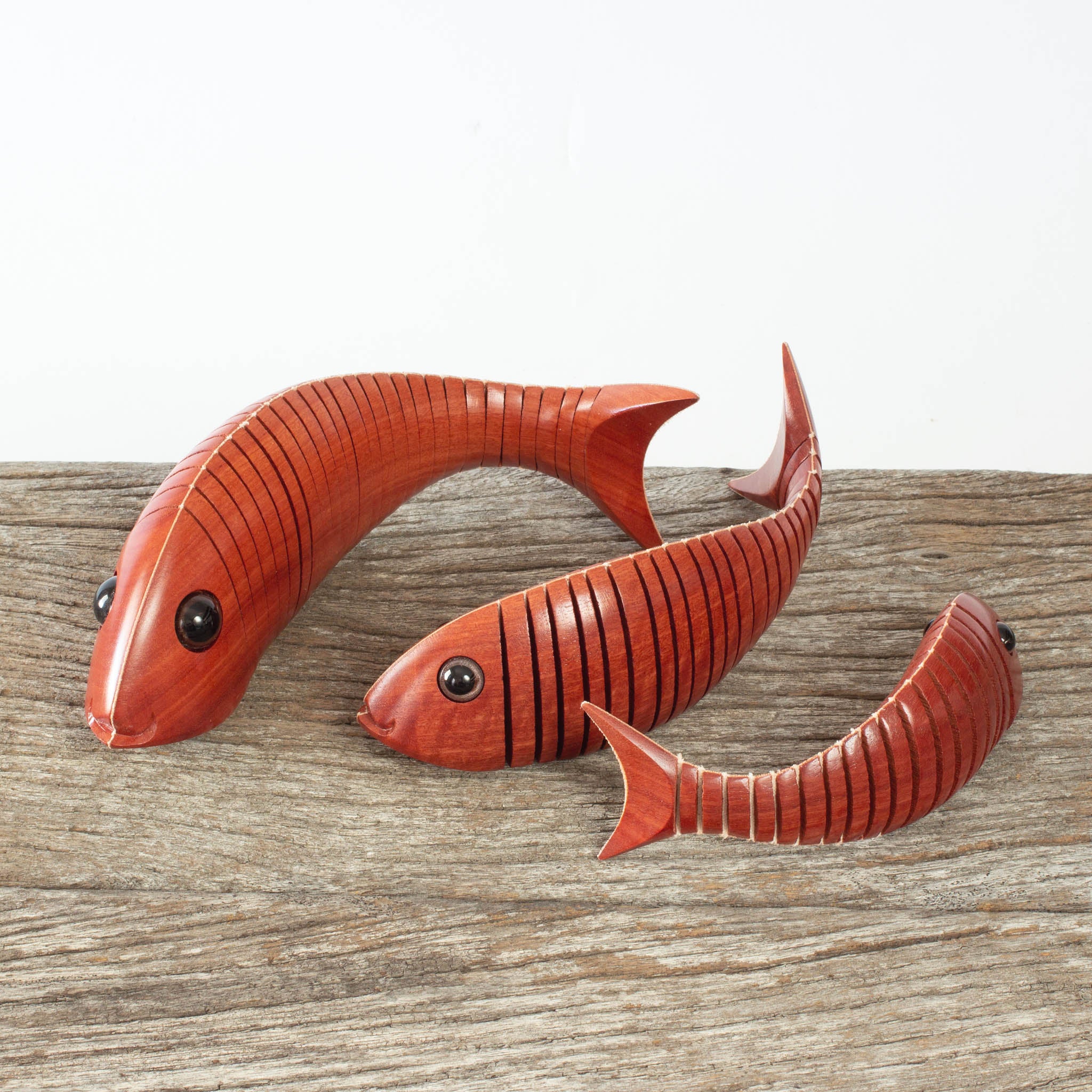 Buy Handmade Swimming Redgum Fish Online – Australian Woodwork
